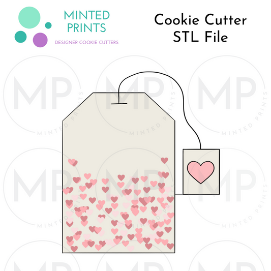Teabag 2024 Cookie Cutter STL DIGITAL FILE