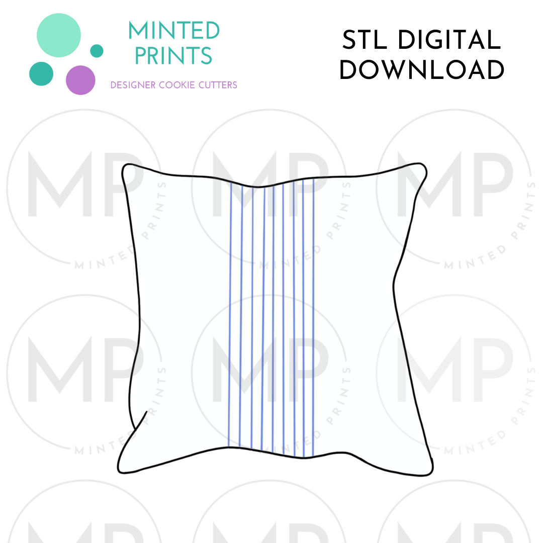 Throw Pillow Cookie Cutter STL DIGITAL DOWNLOAD