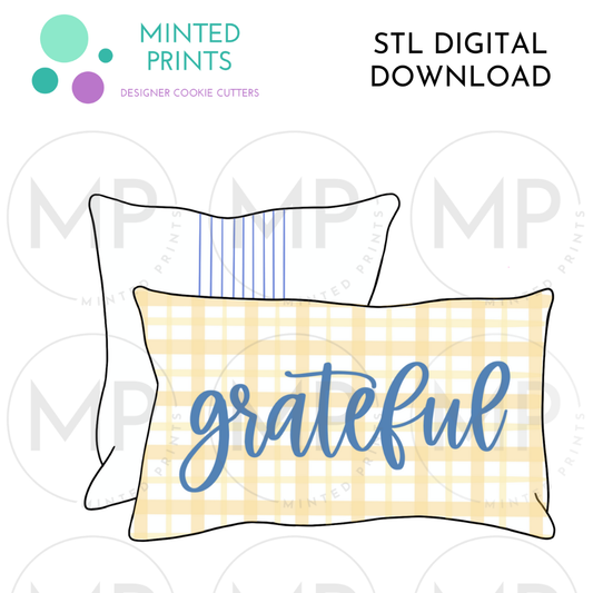 Throw Pillow Pair Cookie Cutter STL DIGITAL DOWNLOAD