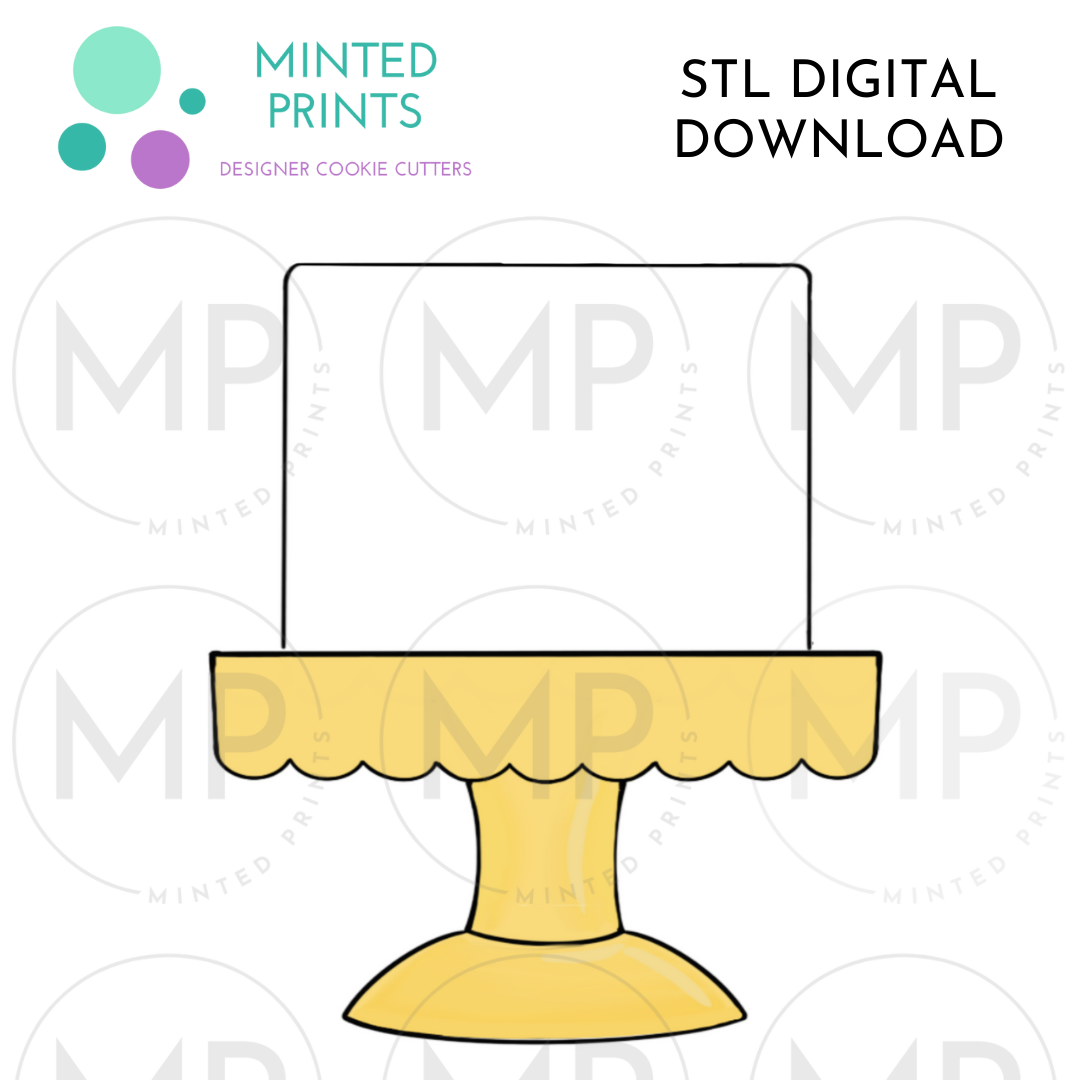 Tier Cake Cookie Cutter STL DIGITAL DOWNLOAD