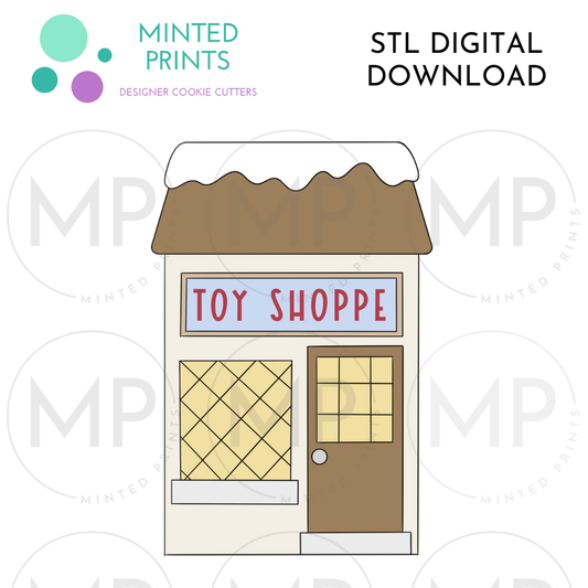 Village Toy Shoppe Cookie Cutter STL DIGITAL DOWNLOAD