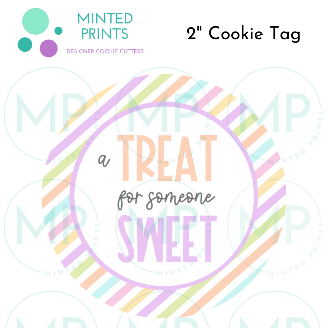 A Treat for Someone Sweet Easter Cookie Tag, 2 Inch