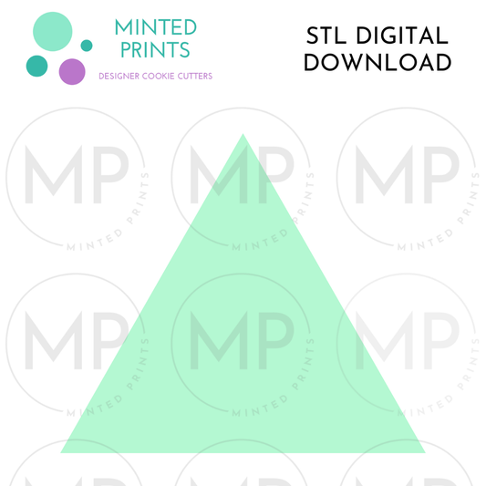 Triangles Cookie Cutter STL DIGITAL DOWNLOAD