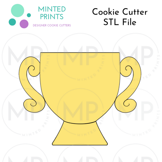 Trophy Cookie Cutter STL DIGITAL FILE