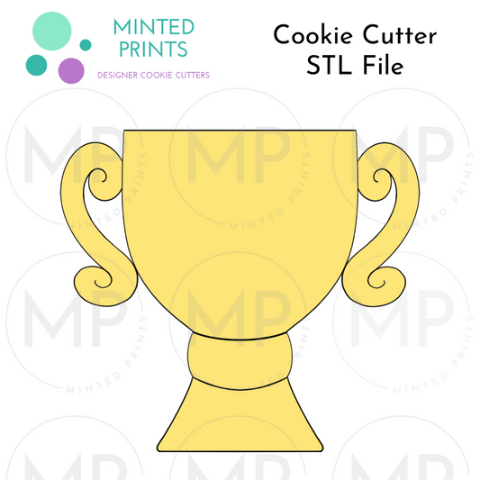 Trophy 2 Cookie Cutter STL DIGITAL FILE