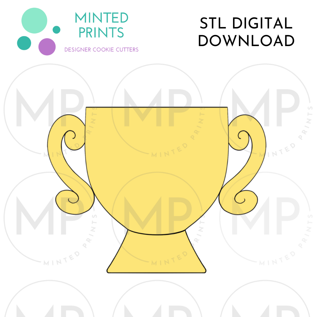 Trophy Cookie Cutter STL DIGITAL DOWNLOAD