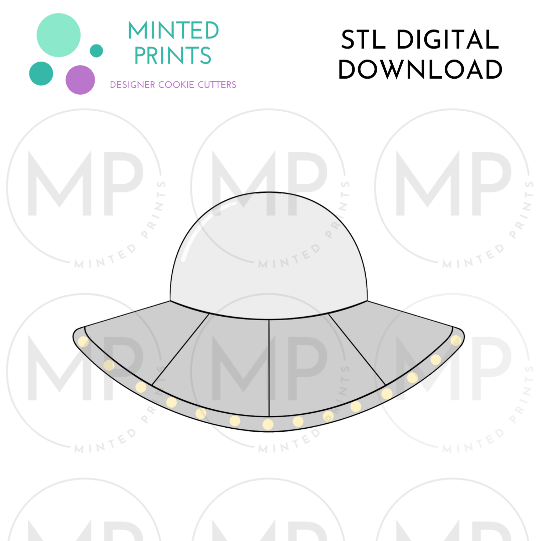 UFO Cookie Cutter STL DIGITAL DOWNLOAD