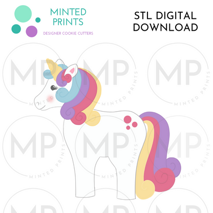 Unicorn Cutter STL DIGITAL DOWNLOAD