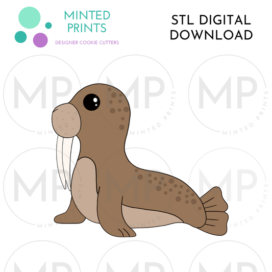 Walrus Cookie Cutter STL DIGITAL DOWNLOAD