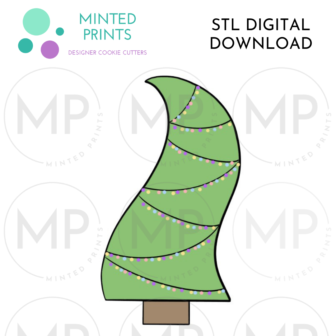 Whimsy Tree Cookie Cutter STL DIGITAL DOWNLOAD