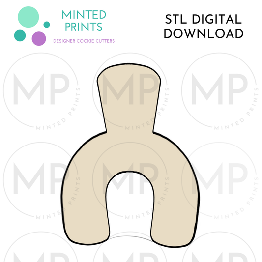 Wishbone Cookie Cutter STL DIGITAL DOWNLOAD