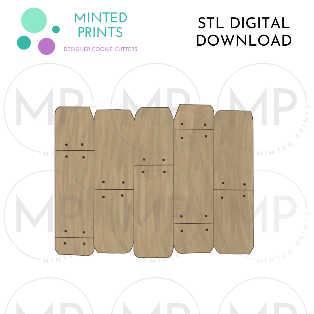 Wood Plaque Cookie Cutter STL DIGITAL DOWNLOAD