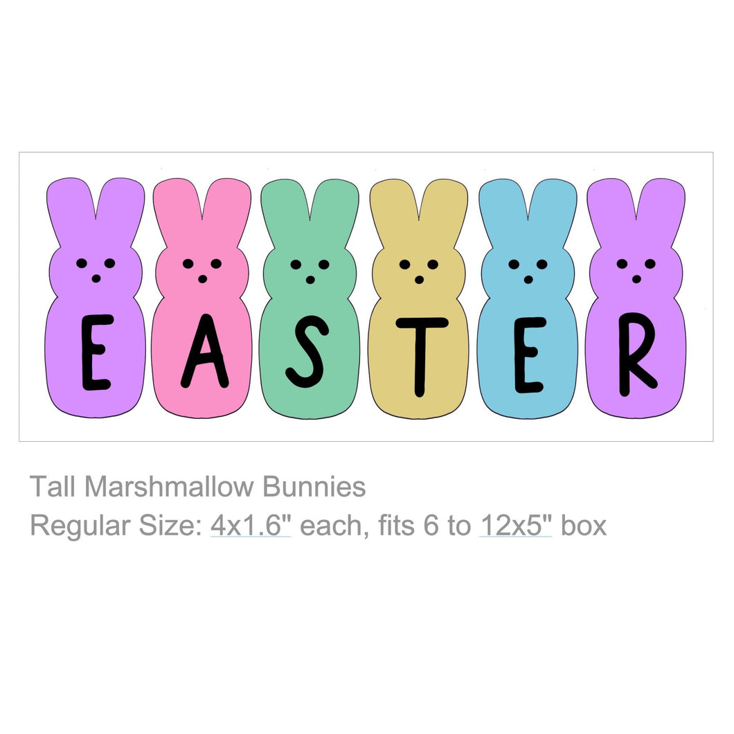 Tall Marshmallow Bunny Cookie Cutter & STLs