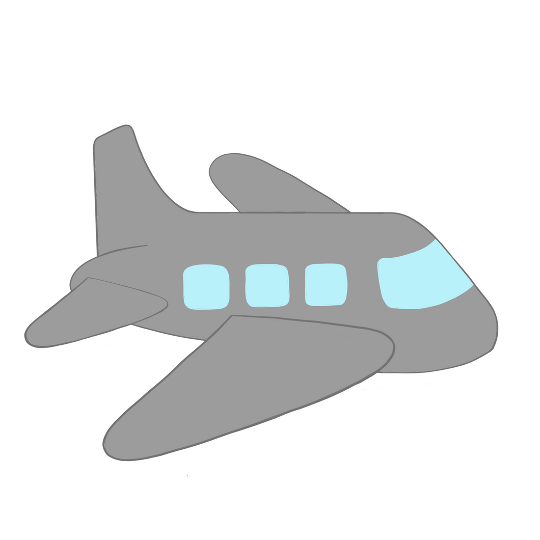 Airplane Cookie Cutter STL Digital File