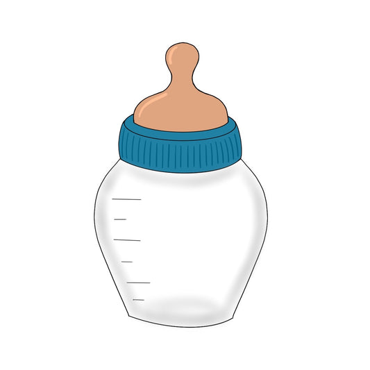 Baby Bottle Cookie Cutter STL Digital File