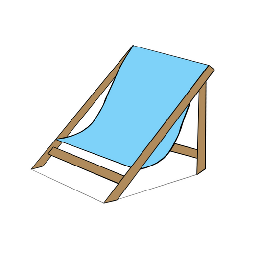 Beach Chair Cookie Cutter STL Digital File
