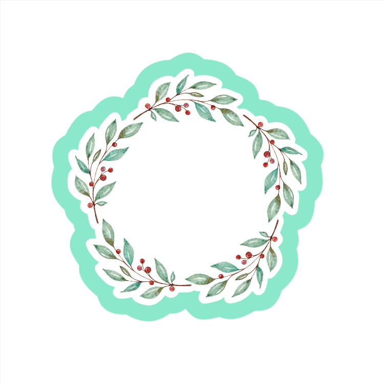 Berry Wreath Cookie Cutter