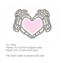 Load image into Gallery viewer, Boney Heart Hands Puzzle STL Digital Files, Set of 2
