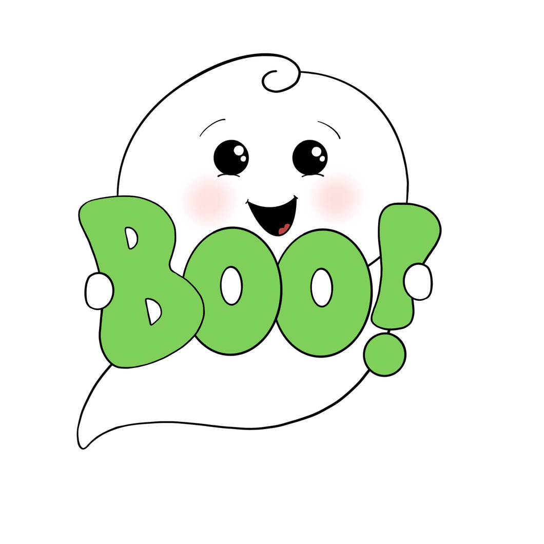 Boo Ghost Cookie Cutter STL Digital File