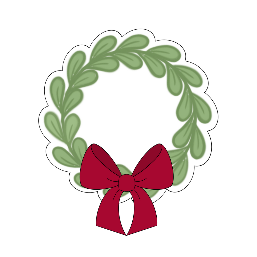 Bow Wreath Cookie Cutter