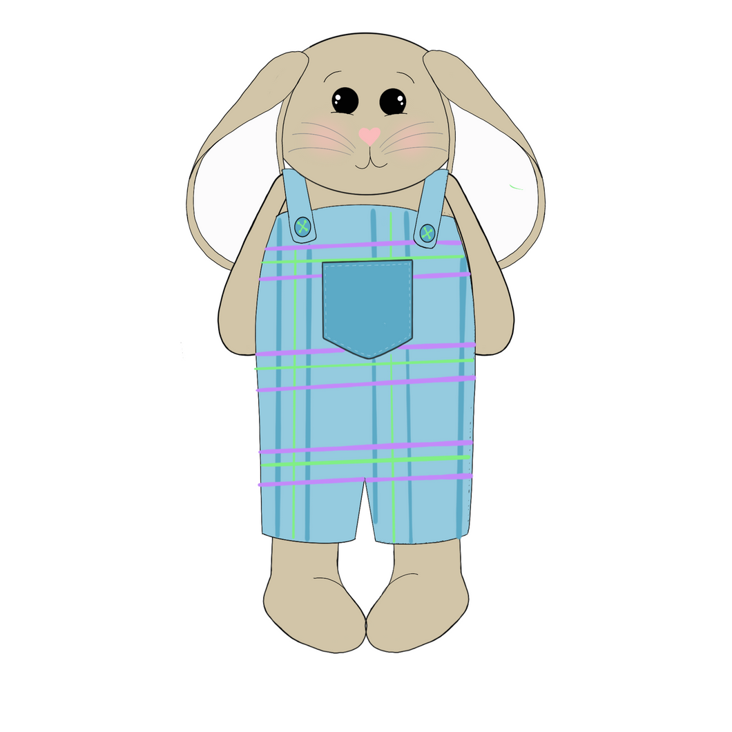 Boy Rag Doll Bunny Cookie Cutter