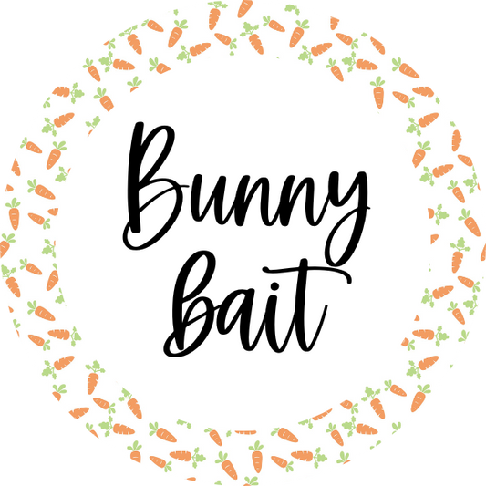 Bunny Bait (Carrots) Cookie Tag, 2 Inch Circle