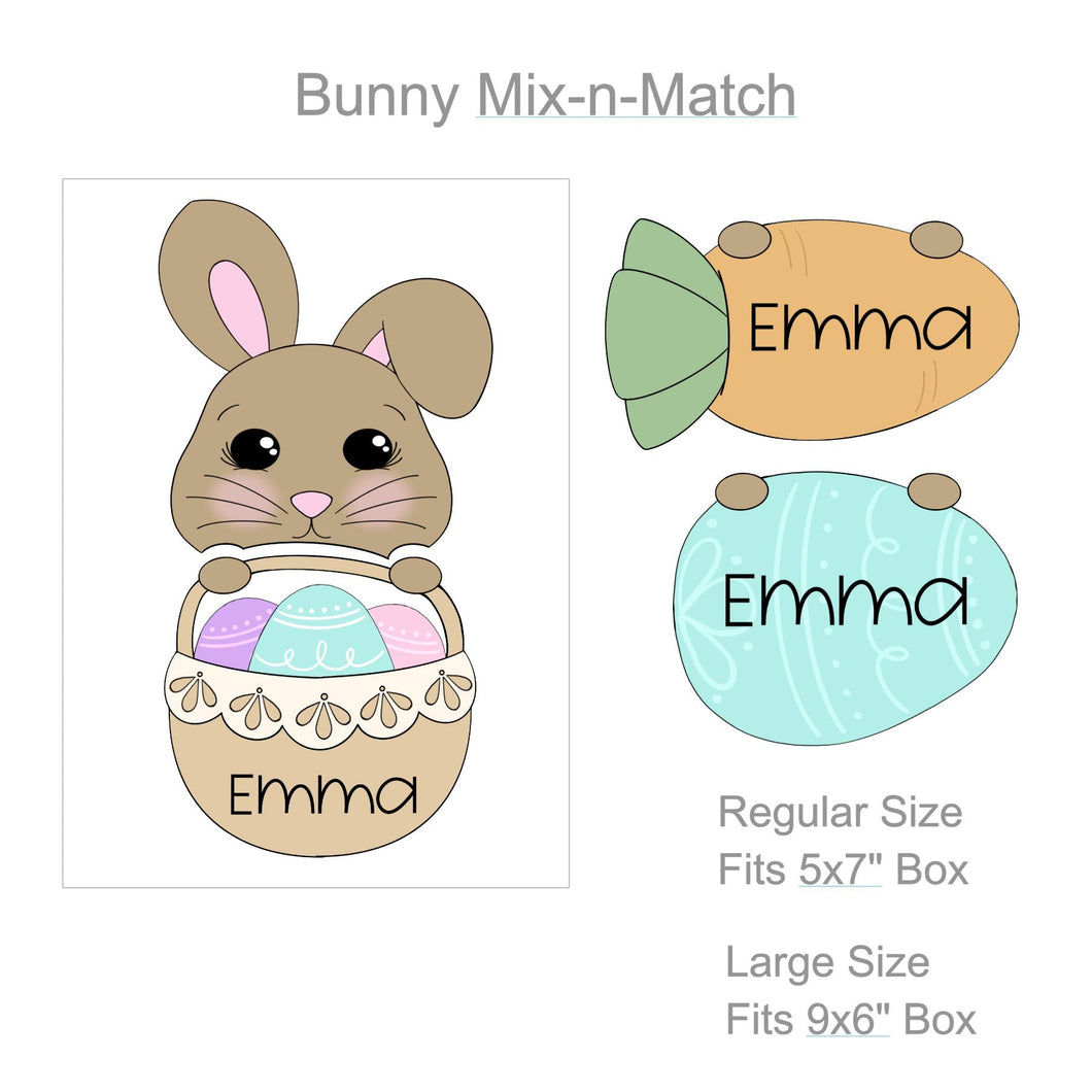 Bunny Mix-and-Match Cookie Cutters & STLs