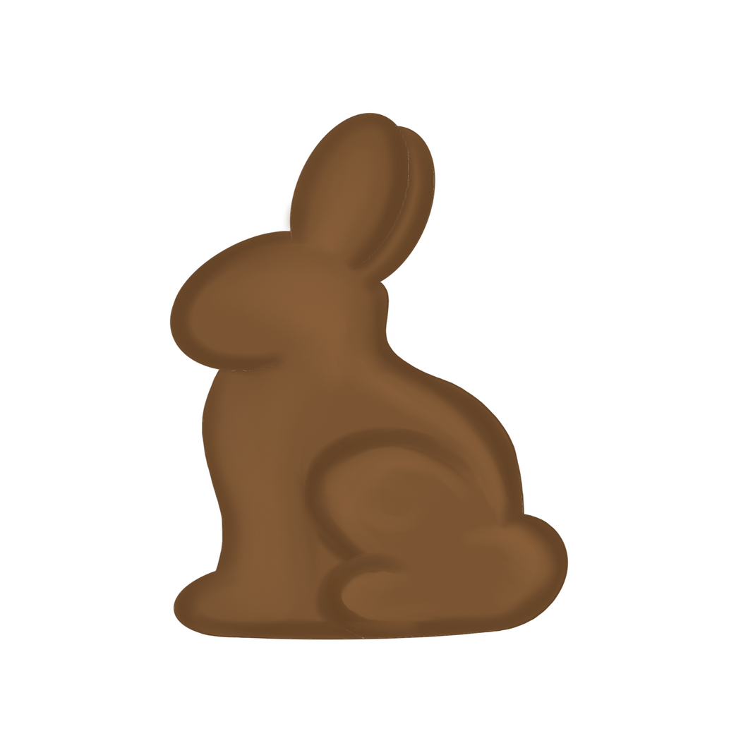 Chocolate Bunny Cookie Cutter STL Digital File