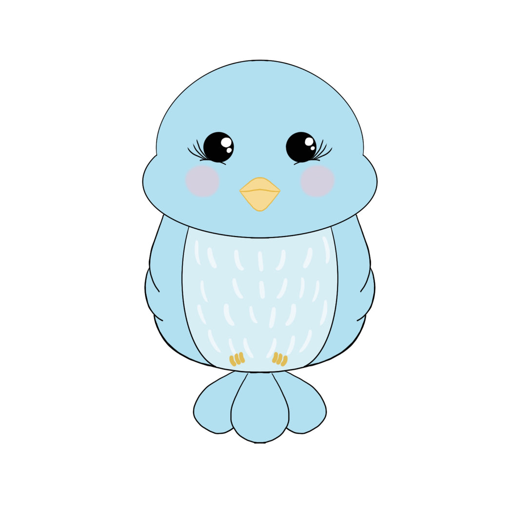 Chubby Bird Cookie Cutter STL Digital File