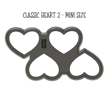 Classic Heart 2 Multi-Cutter STL Digital File