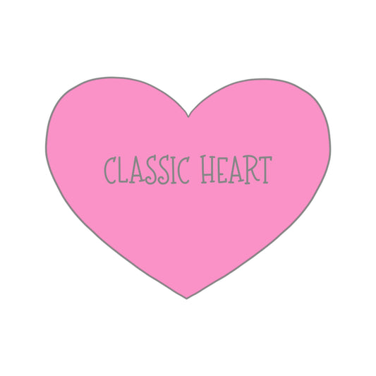Classic Heart 2 Cookie Cutter STL Digital File