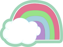 Load image into Gallery viewer, Cloudy Rainbow Cookie Cutter STL Digital File
