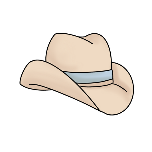 Cowboy Hat Cookie Cutter STL Digital File