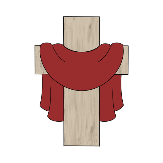 Cross with Robe Cookie Cutter & STLs