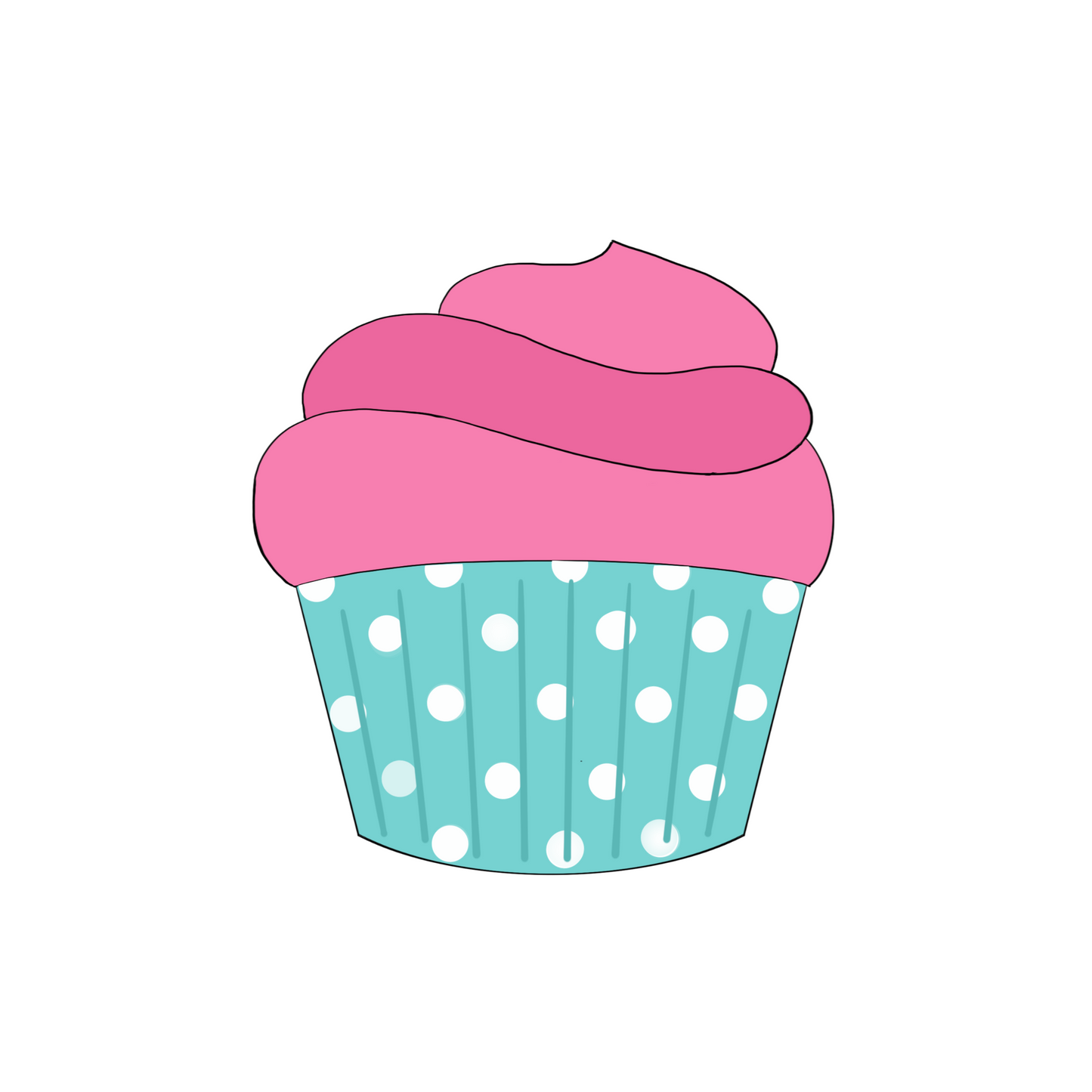 Cupcake Cookie Cutter STL Digital File