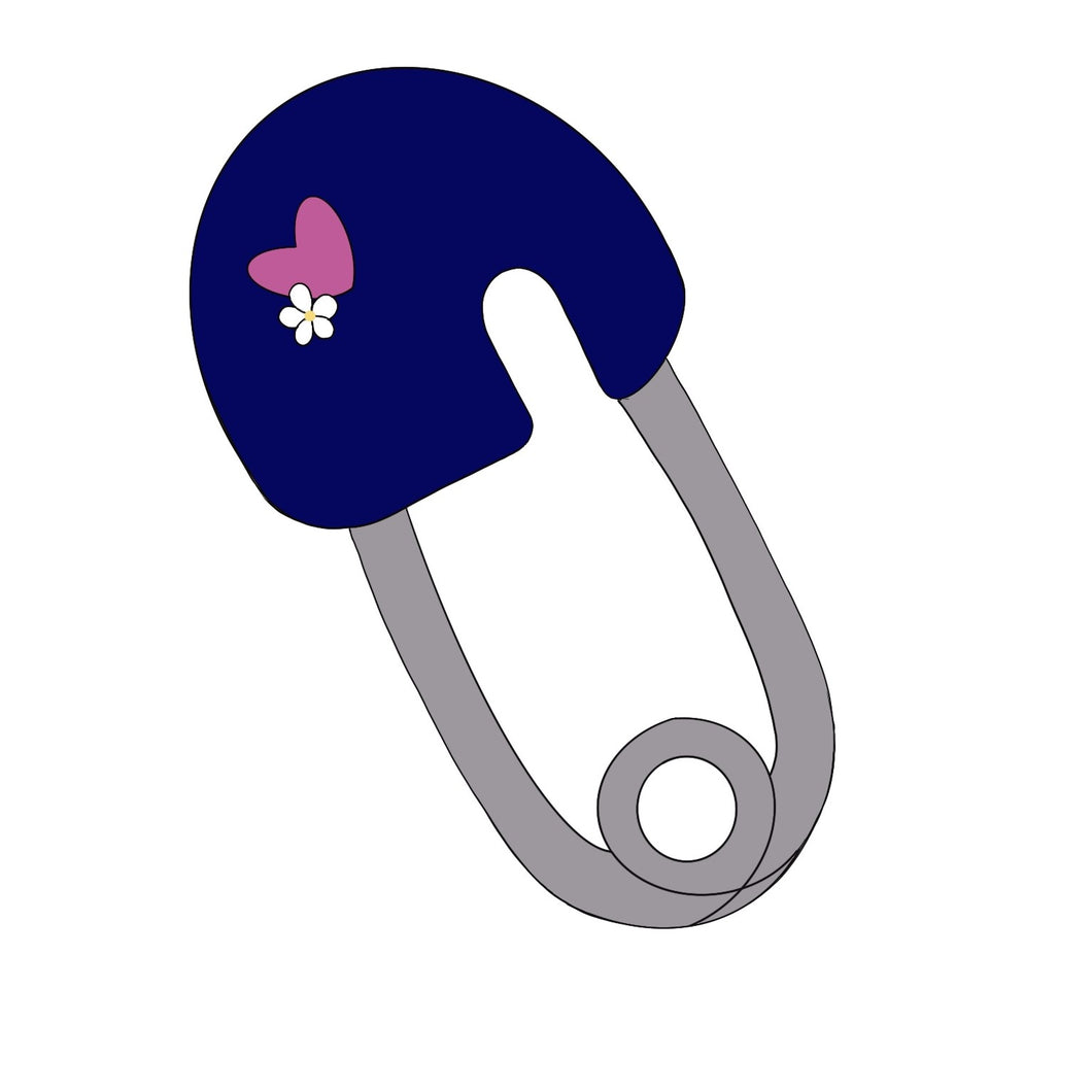 Baby Diaper Pin Cookie Cutter STL Digital File