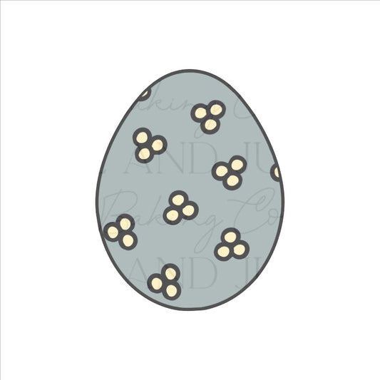 Egg Cookie Cutter STL Digital File