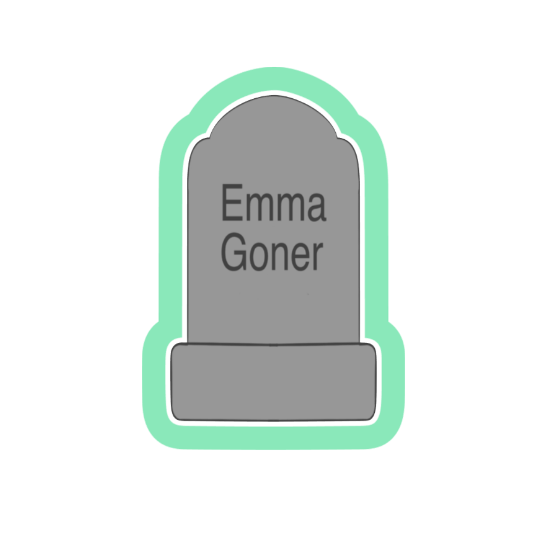 Emma Tombstone Cookie Cutter STL Digital File
