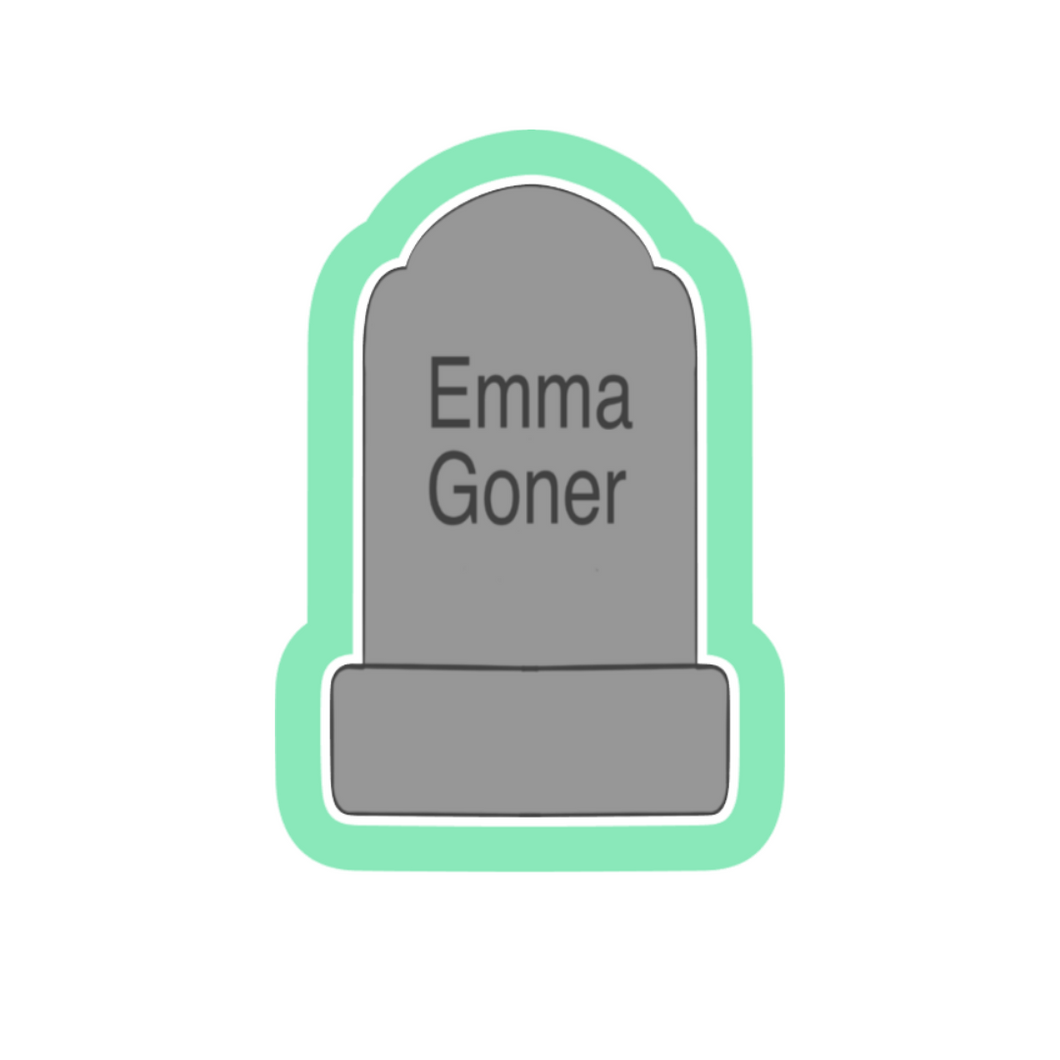 Emma Tombstone Cookie Cutter STL Digital File