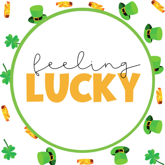 Feeling Lucky Cookie Tag, 2 inch