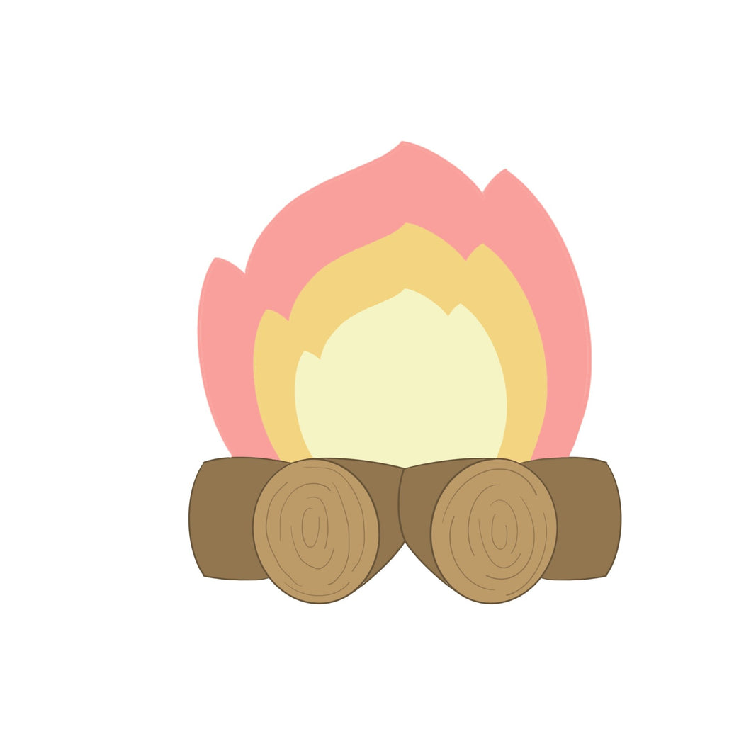 Firepit/Bonfire Cookie Cutter STL Digital File