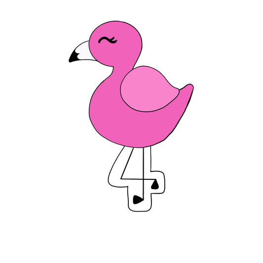 Flamingo Cookie Cutter STL Digital File