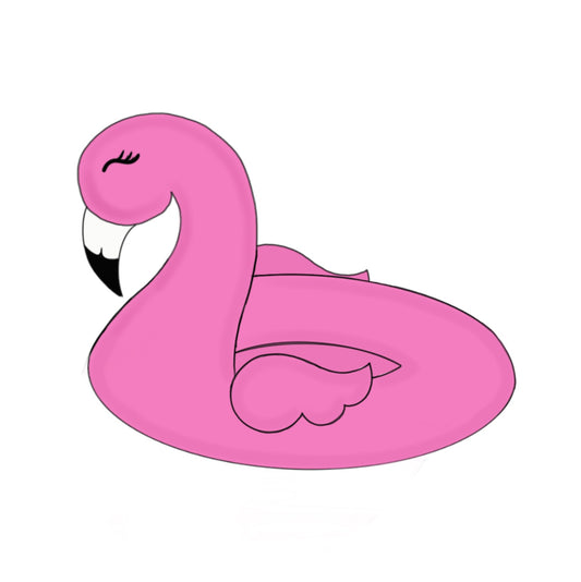 Flamingo Floatie Cookie Cutter STL Digital File