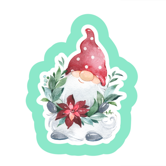 Floral Gnome Cookie Cutter STL Digital File