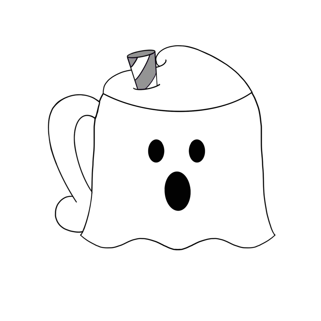 Ghost Mug Cookie Cutter