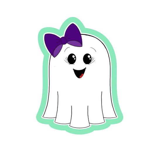 Girly Sheet Ghost Cookie Cutter STL Digital File
