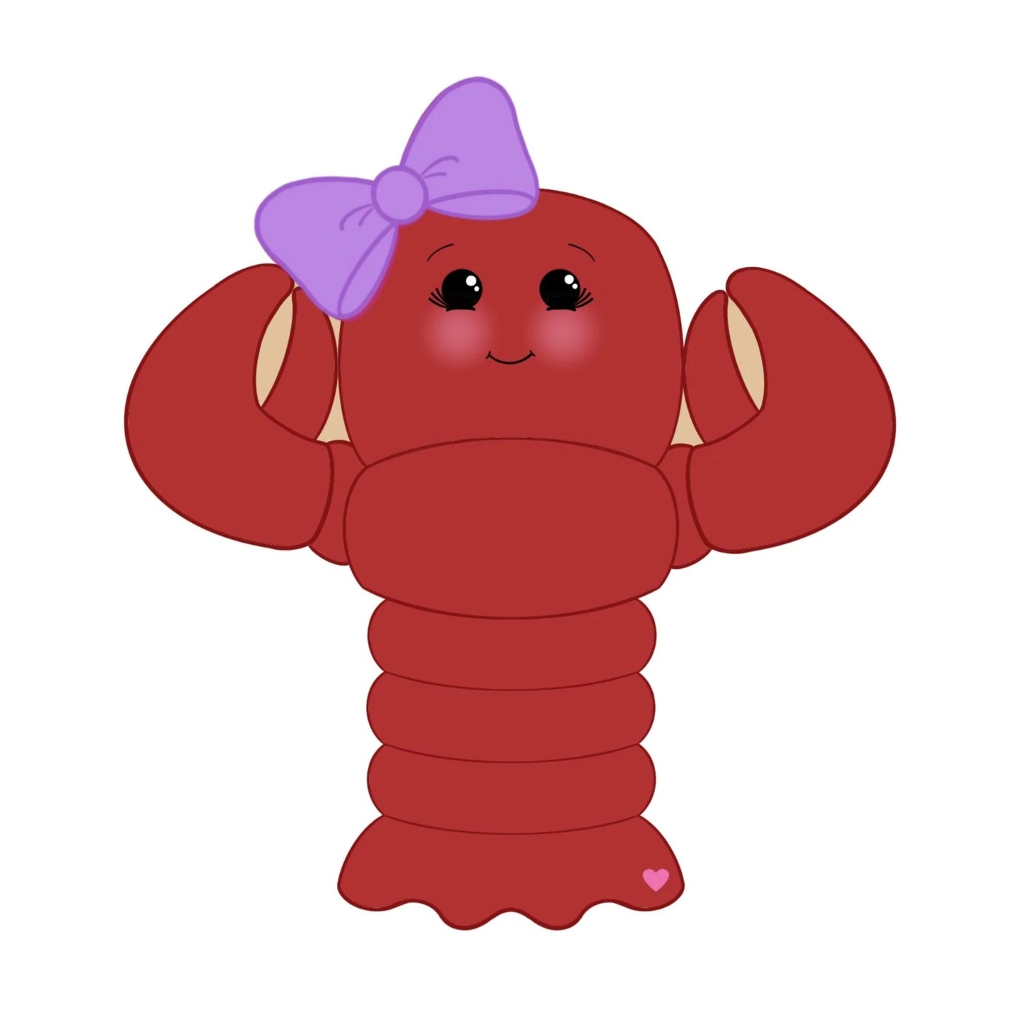 Girly Lobster STL Digital File