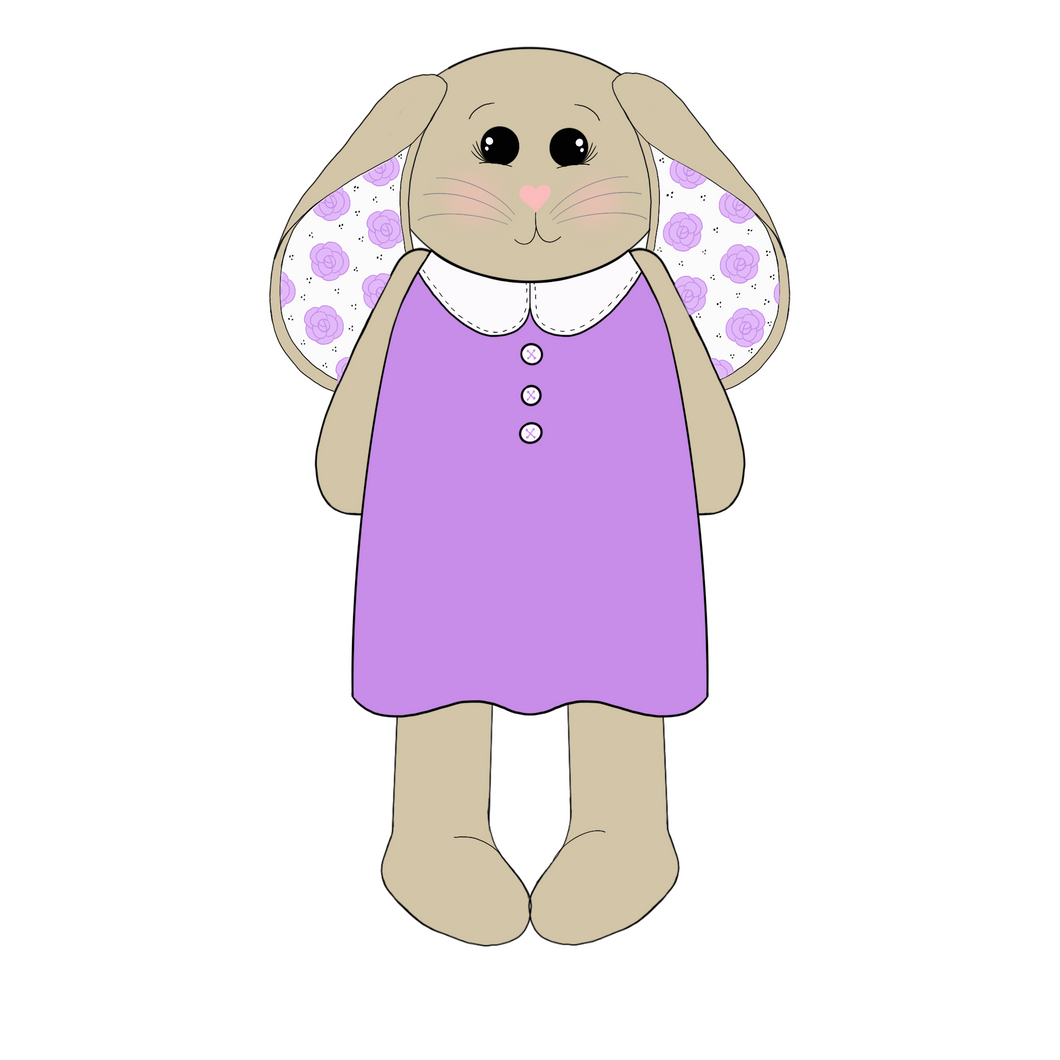 Rag Doll Bunny Girl Cookie Cutter