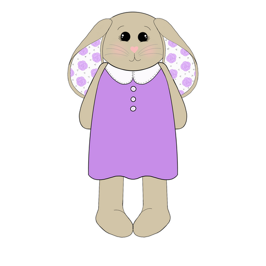 Rag Doll Bunny Girl Cookie Cutter STL Digital File