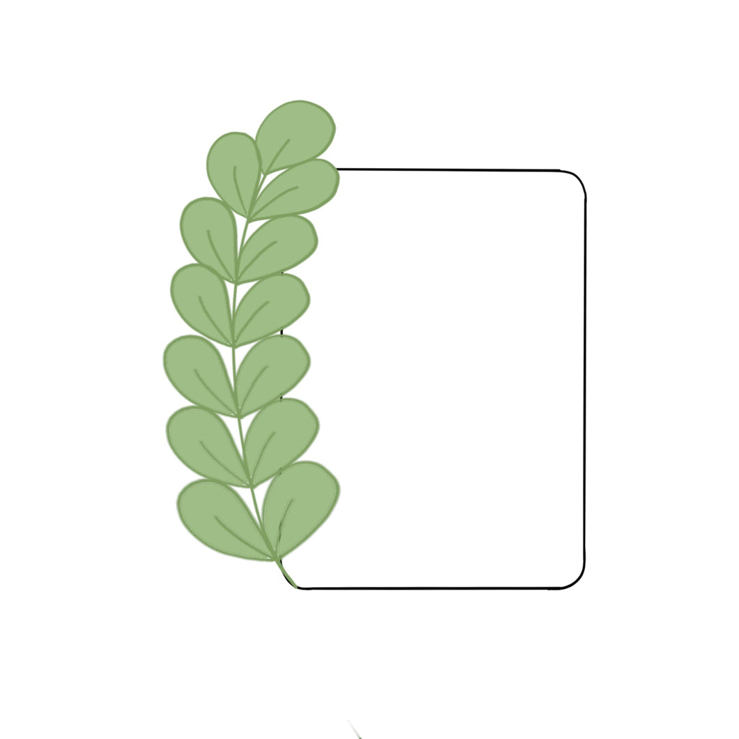 Greenery Square Cookie Cutter & STLs